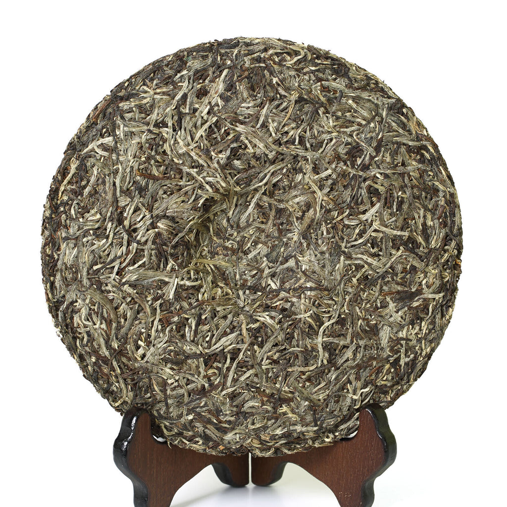 Year 300g Supreme Silver Needle White Tea Cake Fuding Bai Hao Yin Zhen Tips
