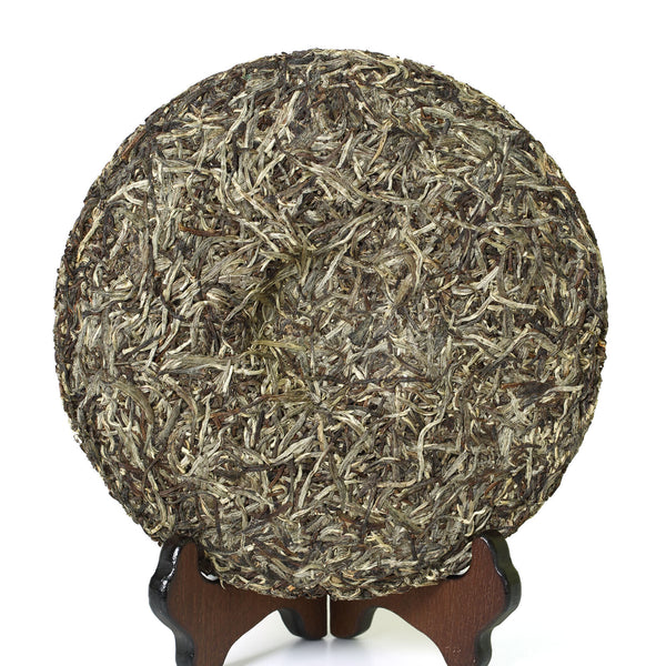 Year 300g Supreme Silver Needle White Tea Cake Fuding Bai Hao Yin Zhen Tips