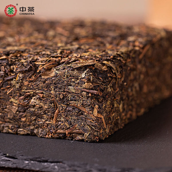 Hunan Anhua Golden Flower Dark Brick Tea Fu Zhuan Dark Tea 380g HEI CHA