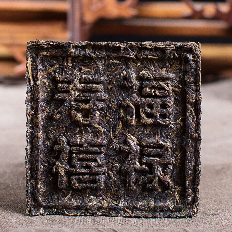 CNNP Zhongcha Fulu Shouxi Yunnan Pu'er Puer puerh Tea Raw Square Brick 100g Secondary image