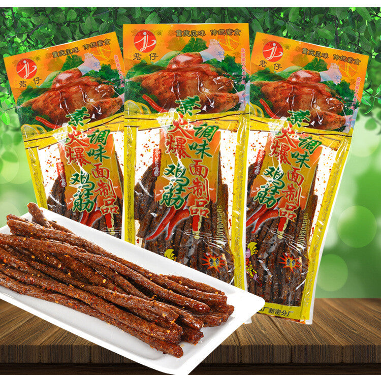 HOT Chinese Spicy Strips Chicken Tendon Spicy Strips 172g/Pack Main image