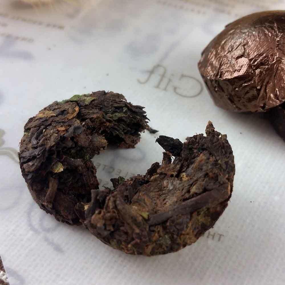 /Glutinous Rice Ripe Mini Puer Puerh Tea Shu Puerh Tuocha Gift Pack 75g