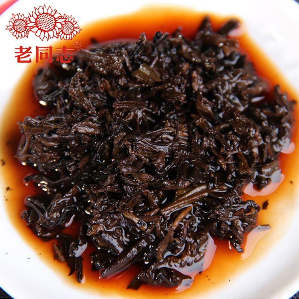 Haiwan Old Comrade Specialty Ripe Pu er Batch 181 Puer 400g