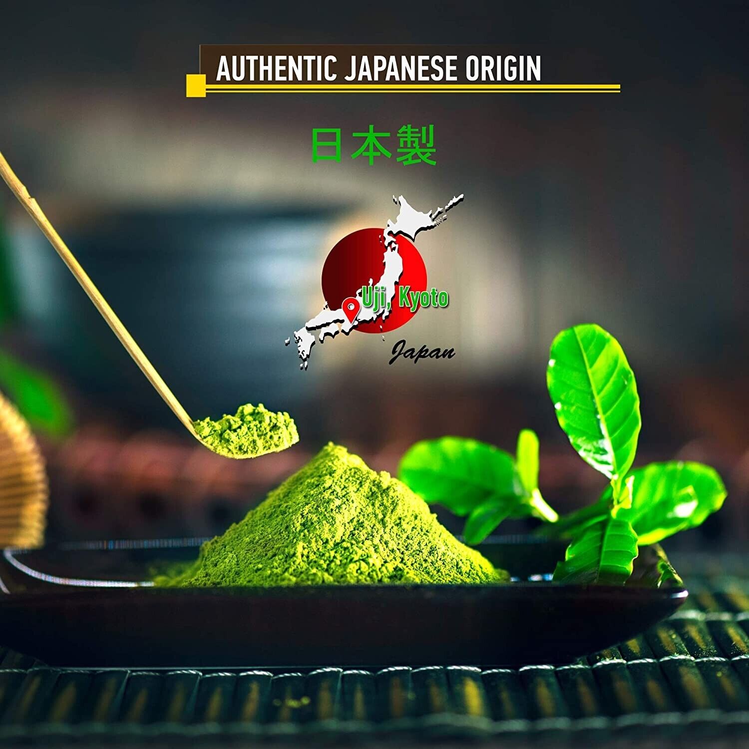 3.5Oz Authentic Japanese Origin Organic Ceremonial Grade Matcha Green Tea Powder Secondary image