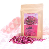 FullChea Dried Rose Petals 29g Edible Flowers Real Rose Petals