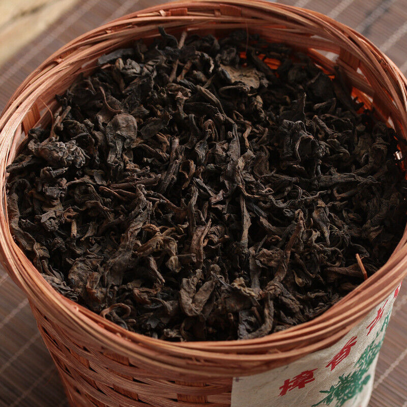 Yunnan Puerh Tea Zhang Xiang Ancient Tree Puer Loose Ripe Basket Pack 300g Secondary image