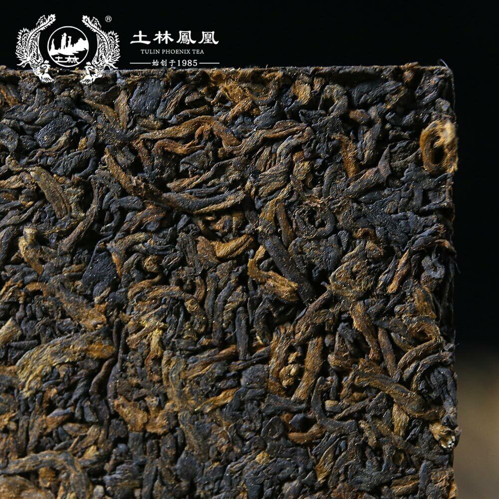 TuLin Fenghuang Yunnan Fenghuang Brand Shu Puer Tea Brick Ripe Puerh 100g