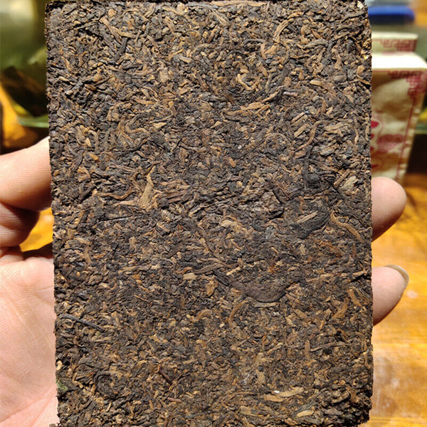 Chinese Old Pu-erh Tea Brick Ripe Puer Menghai Shu Tea sticky rice Taste Puerh