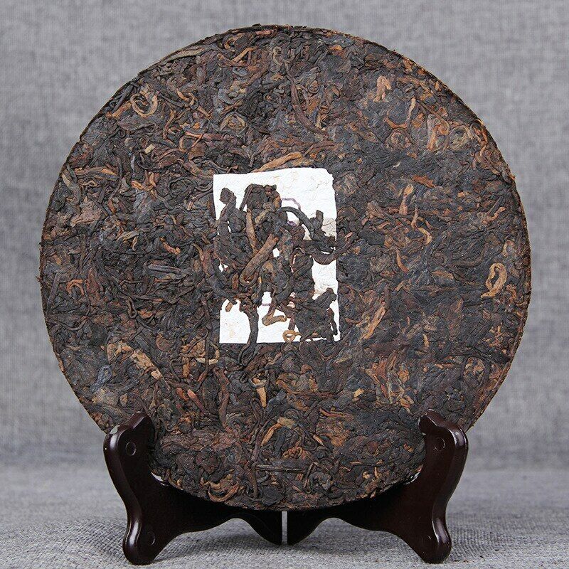 Ripe Yunnan Puer Tea Menghai Spring Tea Iron Shu Puerh Cake 188g Secondary image