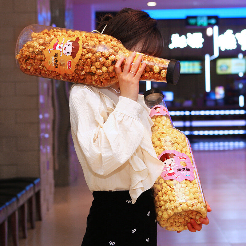 BOAE Ping Big bottle of creamy caramel flavored movie theater popcorn snacks Main image