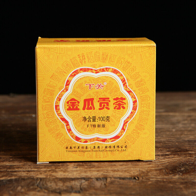 Golden Melon Royal Tribute Tuo FT * XiaGuan Pu-erh Tea Raw TuoCha 100g Secondary image