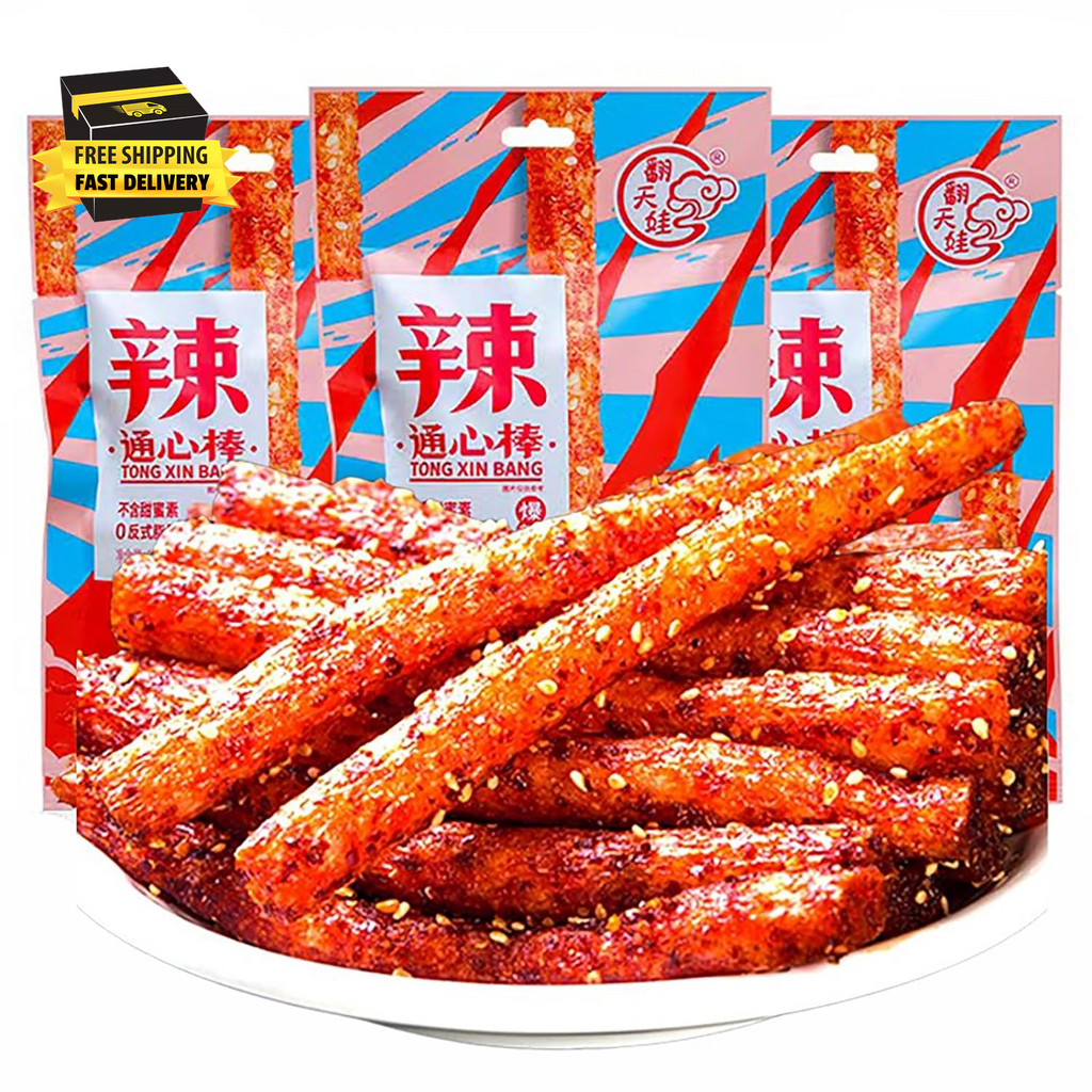 Latiao Spicy Strips 3 Packs Latiao Spicy Gluten Classic Chinese Snack Food