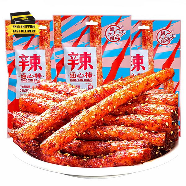 Latiao Spicy Strips 3 Packs Latiao Spicy Gluten Classic Chinese Snack Food