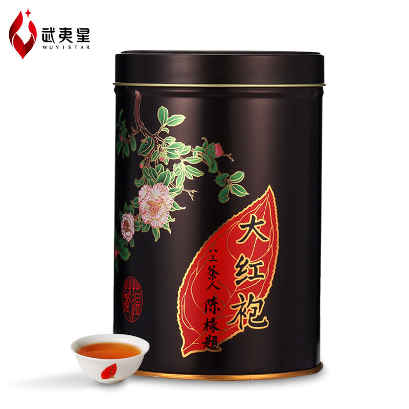 Wuyi Star 5 Years Aged Big Red Robe Da Hong Pao Dahongpao Oolong Tea 125g Tin Secondary image