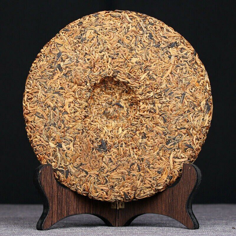 TeaFlavor Dian Hong Dianhong Cake Black Tea 357g Fengqing Golden Buds Honey Secondary image