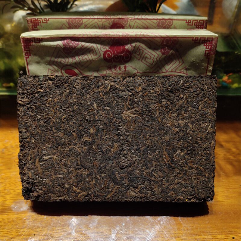 Chinese Old Pu-erh Tea Brick Ripe Puer Menghai Shu Tea sticky rice Taste Puerh