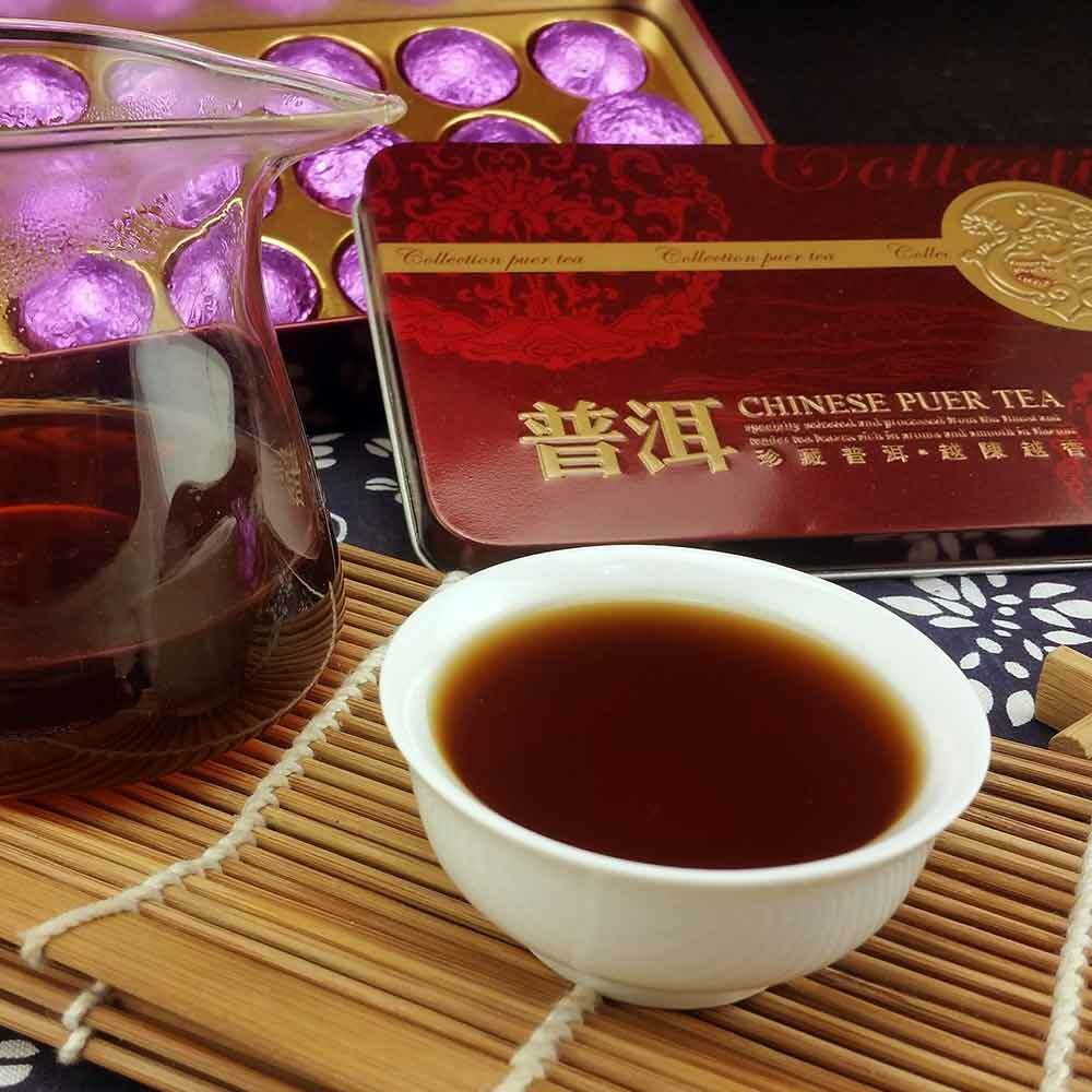 Delicate Box Pack Shu Puerh Tea Health Care75g, Jasmine Mini Tuocha Ripe Puer