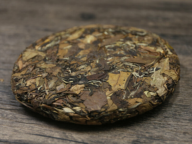High Mountain Gong Mei 350g Chinese Old Tree Fuding White Tea Cake ShouMei