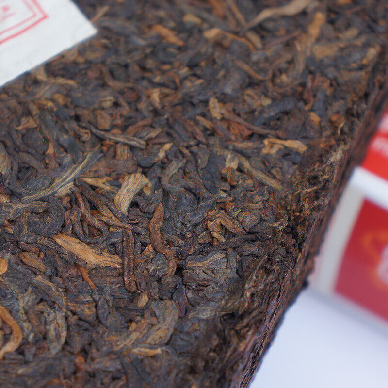 Haiwan Old Comrade Ripe Pu'er Tea Brick 250g Lao Tong Zhi 9988 Shu Puer Tea