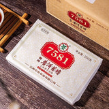 Yunnan Menghai Zhong Cha Famous Classic 7581 Puerh Ripe Brick Puer Tea 250g