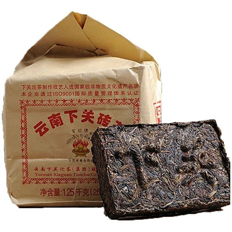 Xiaguan Baoyan Pu-Erh Xia Guan Flame Tibetan Tea Puer Tea Brick Raw 250g
