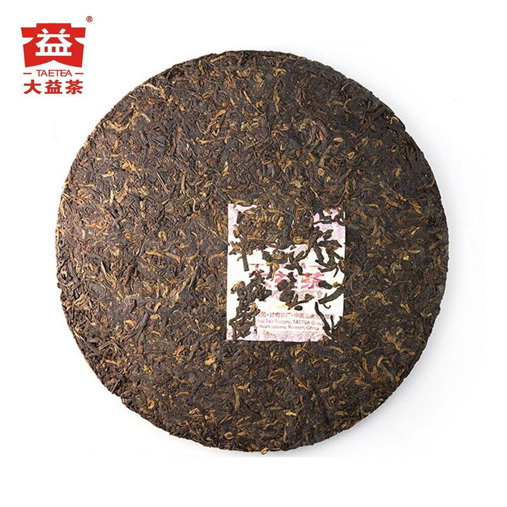 TAETEA Chinese Tea Ripe Pu'er 7592 Chi Tse Beeng 1601 Shu Puer 357g