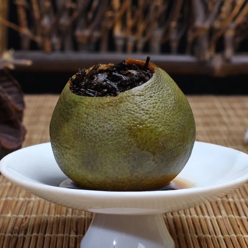 Xinhui Small Green Citrus Pu'er Tea, Dried Tangerine Tea Puer Citrus Flavor 100g