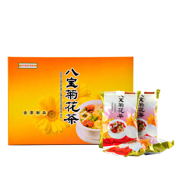 Tianfumingcha Heanlty Herbal Tea Chrysanthemum  天福茗茶八宝菊花茶 枸杞银耳桂圆红枣茶 花草茶组合茶饮200g
