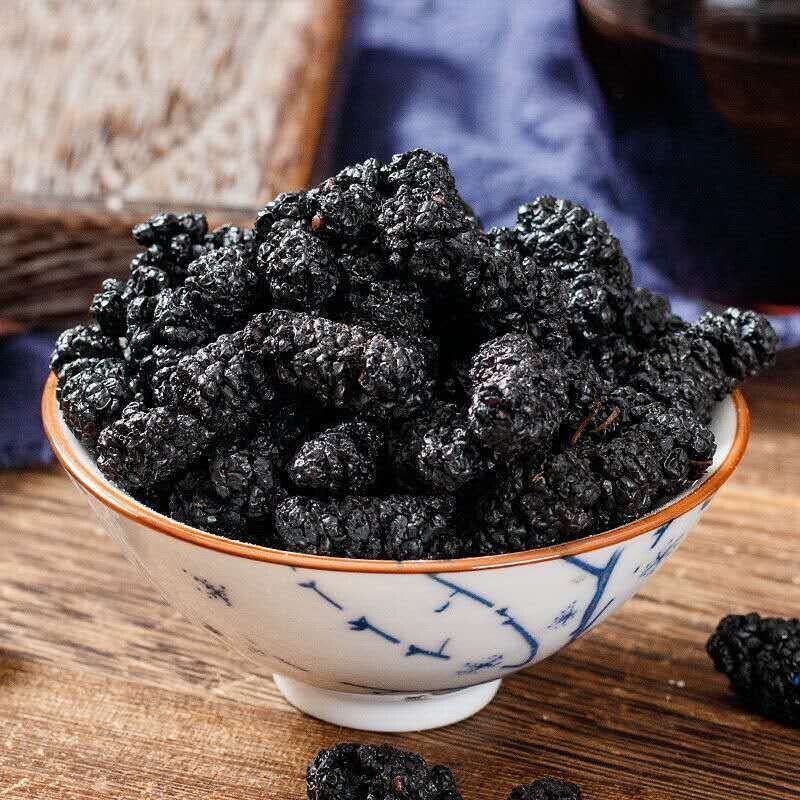 100g~500g Dried Mulberry Fruit Snacks Chinese Snack Succade Sangshen 桑葚干