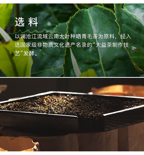 STARLISHT OVER ASIA Yunnan Menghai Dayi Pu Er Tea Ripe PuEr Cake 357g Ripe