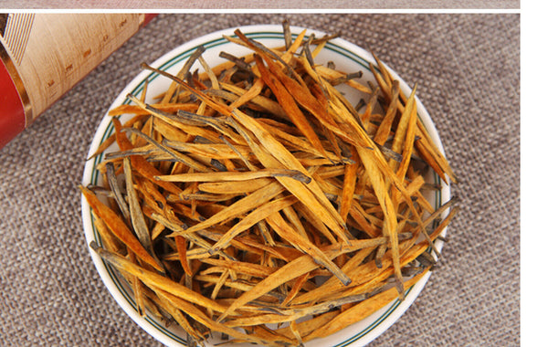 TeaSupreme Yunnan Gold Needle Dian Hong Golden Tip Dianhong Black Tea 250g