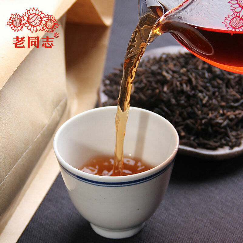 Haiwan Fifth Class Material Ripe Puerh Loose Tea Shu Puer Tea 1000g