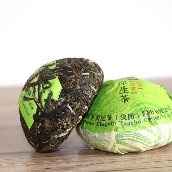 BangLong Hua Zhu Liang Zi Spring Xiaguan Puer Pu-erh TuoCha Raw Green Tea