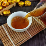 /Mini Puer Ripe Tuocha Gold Tin Foil Packing Shu Pu'er Tea Gift 75g