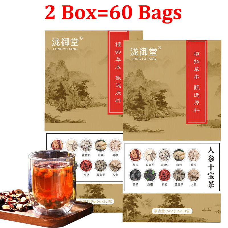 Herbal Ginseng Tea Kidney Tea Male Health Care Energy Supplement Male Enhancment