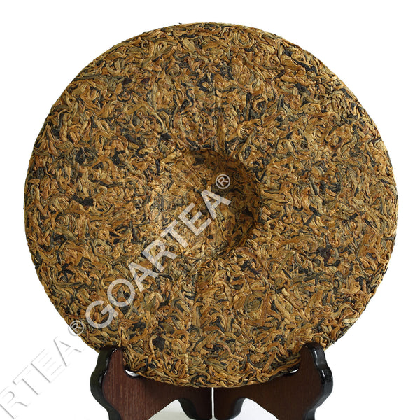 TeaHELLOYOUNG 357g Nonpareil Supreme Golden Buds Dian Hong Yunnan Black Tea Cake