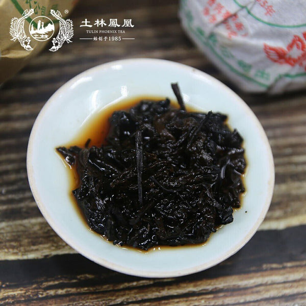 Tulin Fenghuang Yunnan Puer Tea Phoenix Puer Ripe Tuo Cha 801 Tuocha 100g