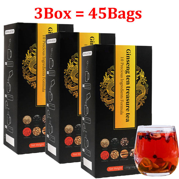 Ginseng Treasure Tea 10 Herbs Formula Medlar Premium