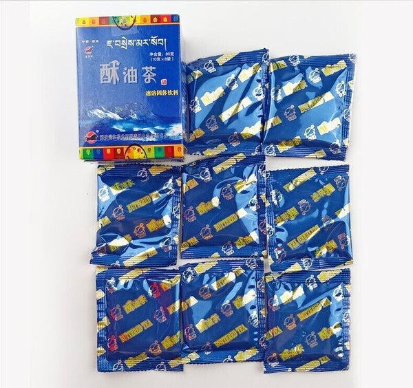 Chinese Instant Tibetan Sweet Flavor Yak Butter Tea 320g Su You Cha Po Cha