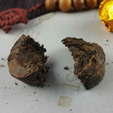 /Mini Puer Ripe Tuocha Gold Tin Foil Packing Shu Pu'er Tea Gift 75g