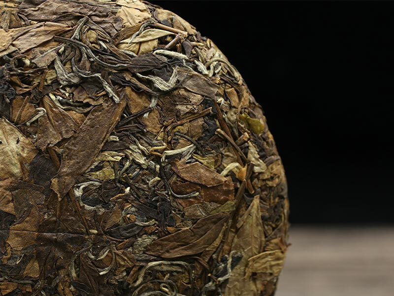 High Mountain Gong Mei 350g Chinese Old Tree Fuding White Tea Cake ShouMei