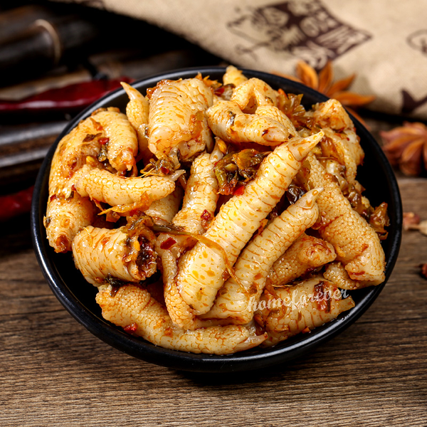 Youyou Spicy Chicken Feet Vacuum-packed 2+2+2 Bags 有友泡椒凤爪 共6袋/2袋山椒味+2袋椒香味+2袋酸菜味