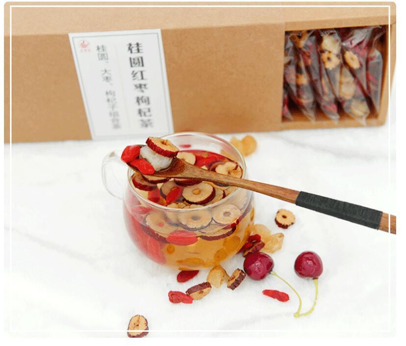 Herbal Tea Bags Longan+Jujube+Lycii A Mixed Grade Dried Assorted Herbal Tea