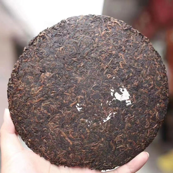 357g Yunnan Cooked Pu-erh Tea Bulang Palace Pu'er Ripe Tea Cake Pu-erh Tea