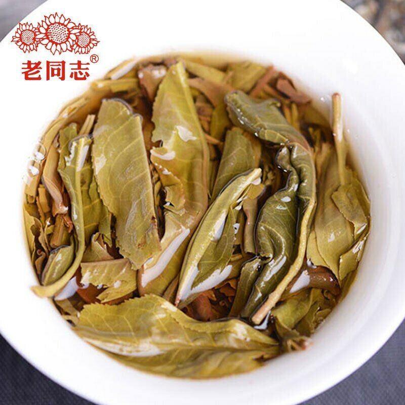 Haiwan Zhang Jia San Dui Raw Puer Tea Bulang Mountain Sheng Puerh 500g