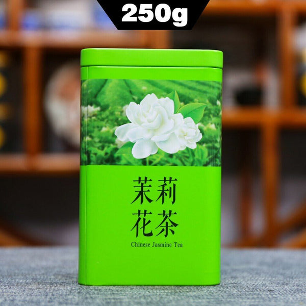 250g Jasmine Dragon Pearl Natural Fresh Green Tea Jasmine Pearls Metal Can