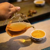 357g Yunnan Old Pu-erh Raw Tea Cake Nannuoshan Aged Puer Cake Tea Puerh Tea