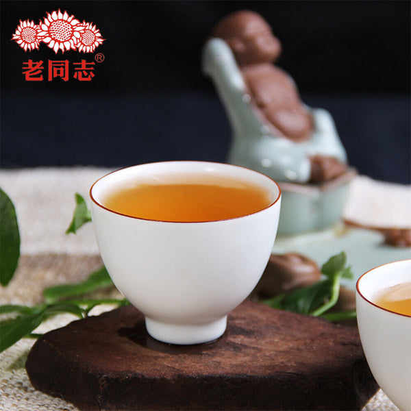 Haiwan Old Comrade Organic Old Tea Tree Pu-erh Brick 500g Raw Pu'er Puer