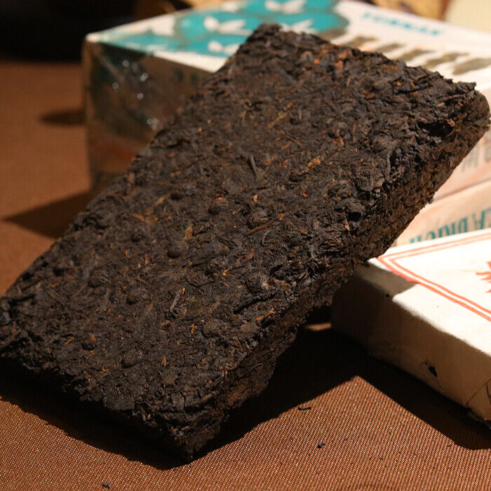 CNNP Aged Pu'er Brick Tea Famous Chinese Brand 7581 Pu-erh Ripe Puer 250g/8.8oz