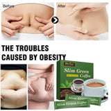 Weight Loss Detox Tea 18pcs Box Slim Green Coffee with Ganoderma